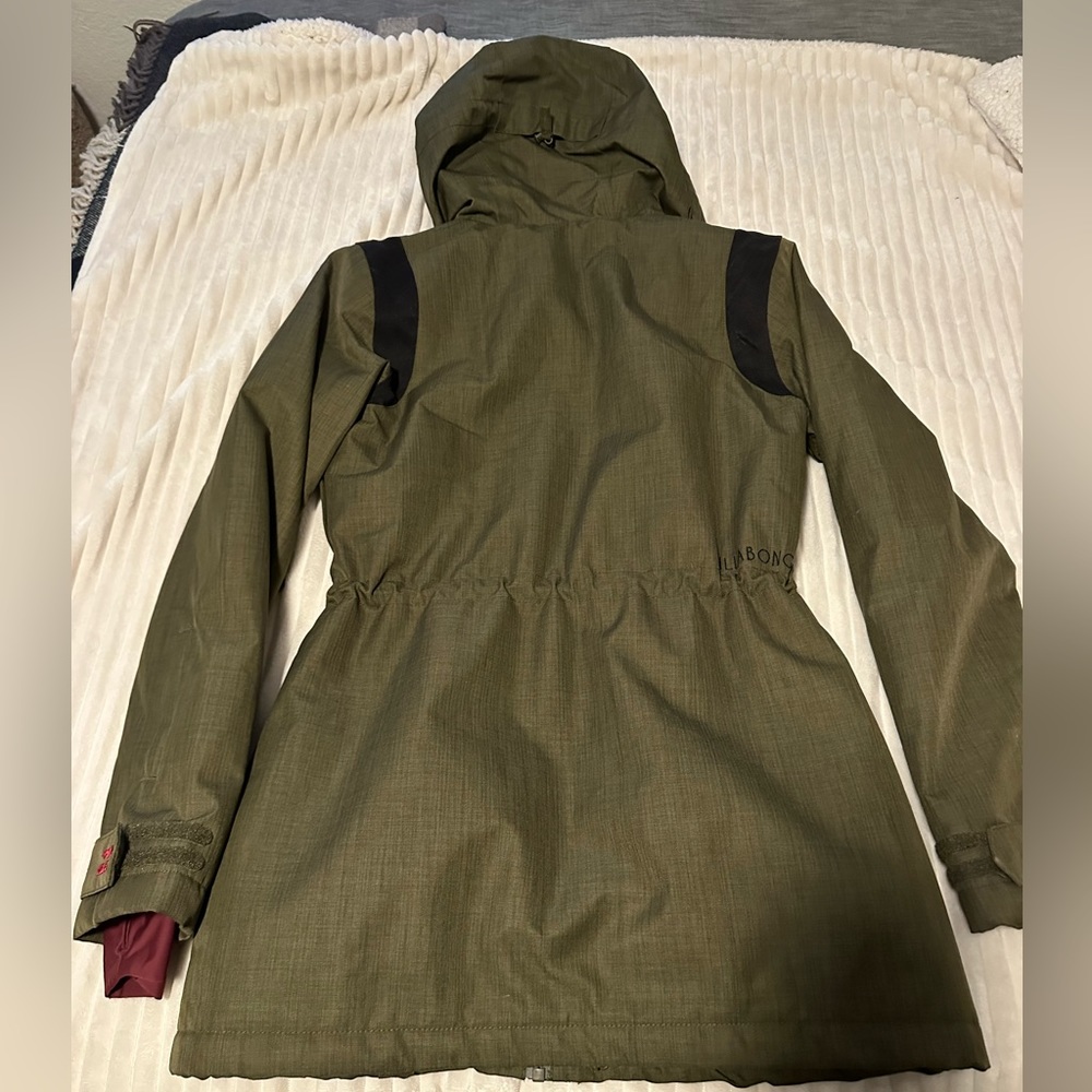 Billabong army green snowboard jacket size medium - Picture 4 of 4